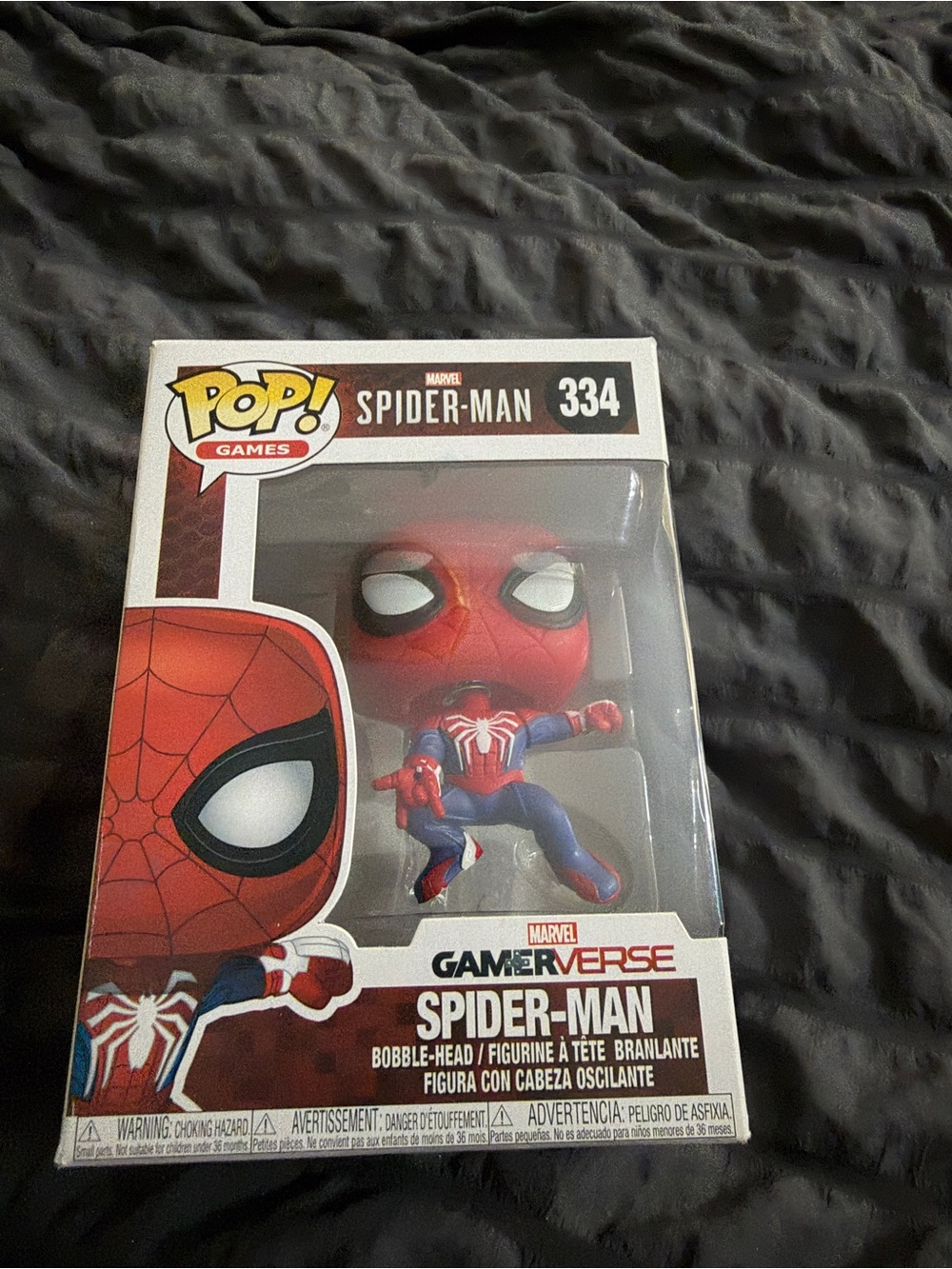 Funko Pop! Marvel Gamerverse Spider-Man #334 PS4 Advanced Suit 2018